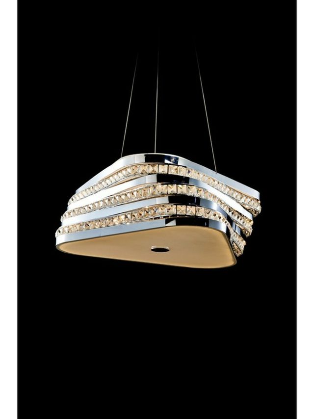 lampara moderna italiana TRIANGOLO 49cm led 43,2w