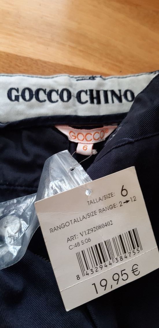Pantalon Gocco T6 chino sin estrenar