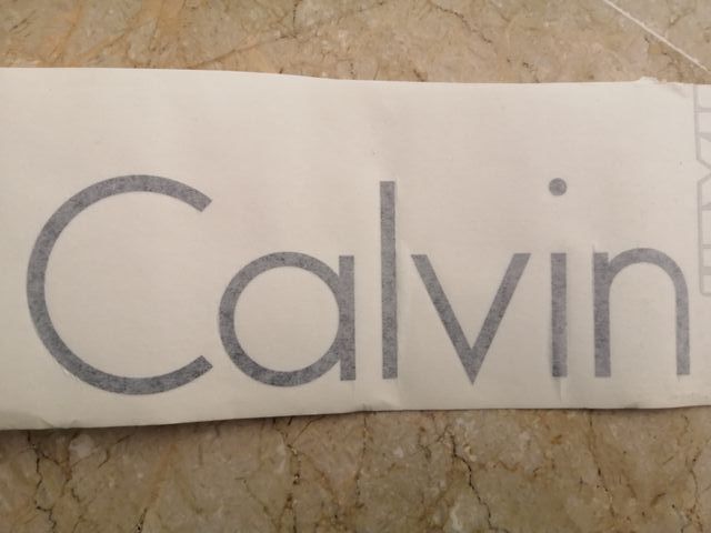 Vinilo original Calvin Klein