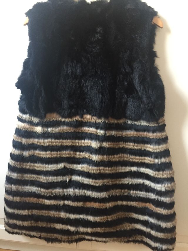 Chaleco piel natural, súper bonito