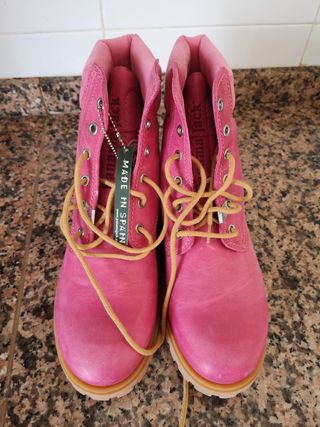 Botas panama jack rosas NUEVAS de segunda mano por 80 EUR en Castelldefels  en WALLAPOP