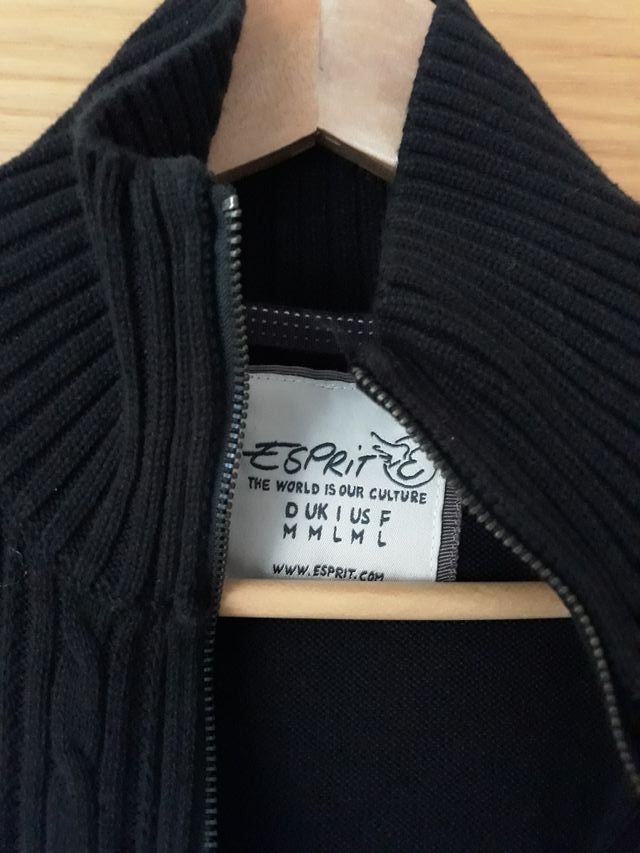 CHAQUETA CHICA ESPRIT - EDC TALLA M. PUNTO NEGRA