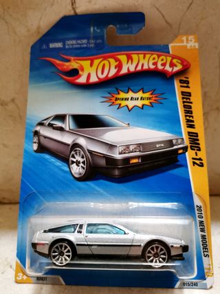 coche regreso al futuro hot wheels