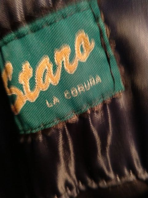 abrigo de piel auténtica de chico