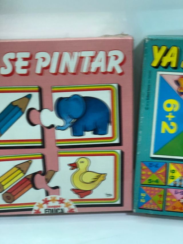 Juguete antiguo, juego de Mesa antiguo educa.