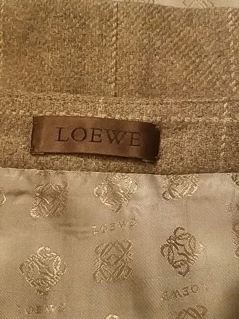 FALDA  de CUADROS VERDE T/38    *LOEWE*