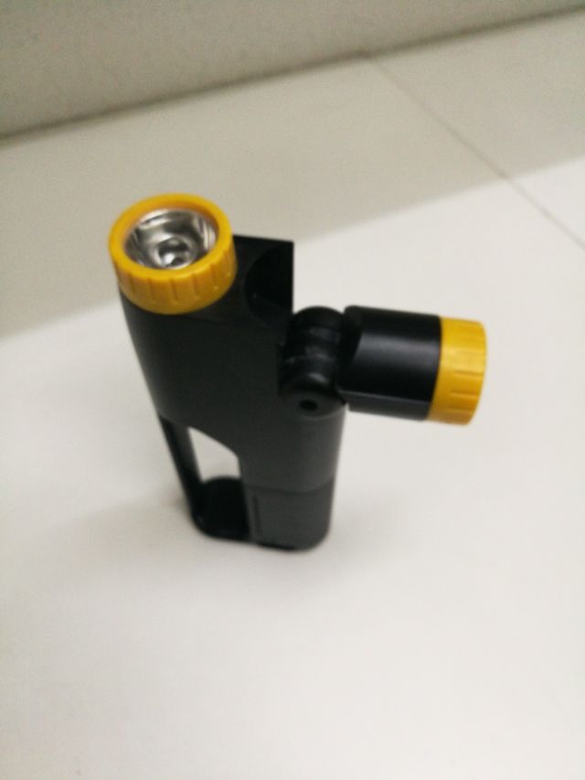 super linterna doble haz orientable