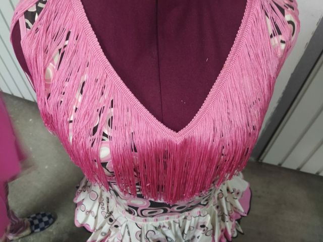 vestidoy torerilla tejido elastico 8 cm para saca