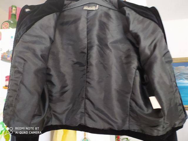 chaqueta/complemento/S/M.Cafe/cotón.