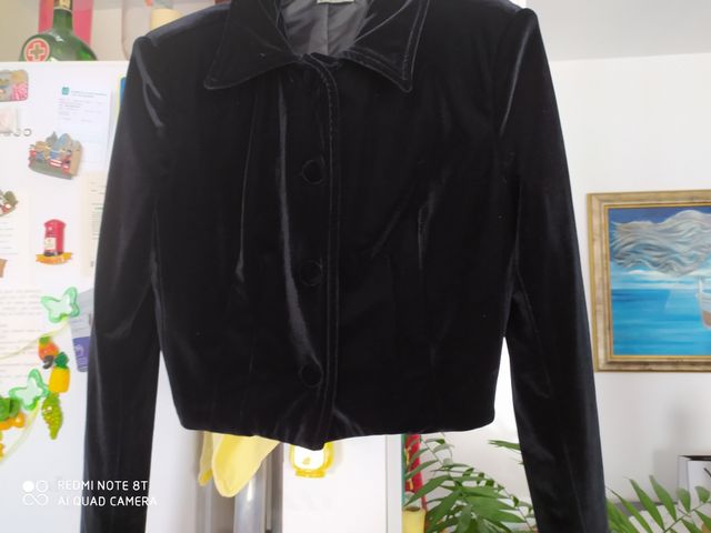 chaqueta/complemento/S/M.Cafe/cotón.