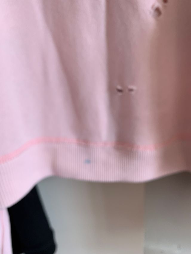 Dos sudaderas de Hollister t xs rosa y gris negro