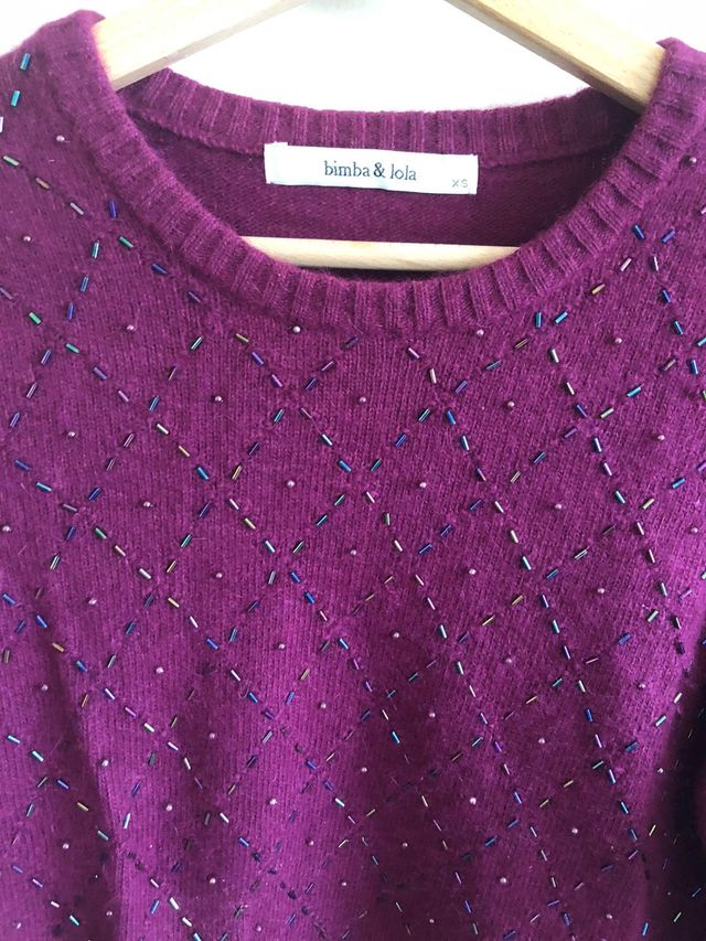 Jersey granate rombos Bimba & Lola