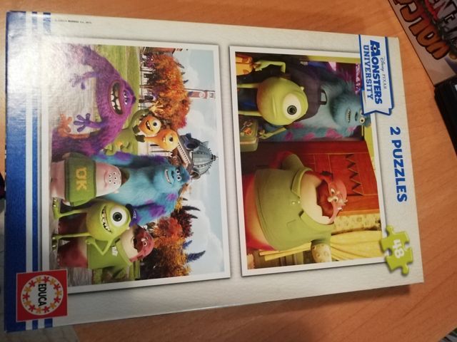 puzzle puzle monstruos sa Disney.