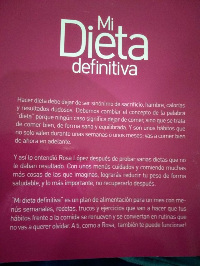 Mi dieta definitiva