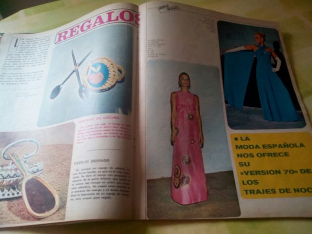 9 revistas antiguas de labores del hogar 60-80
