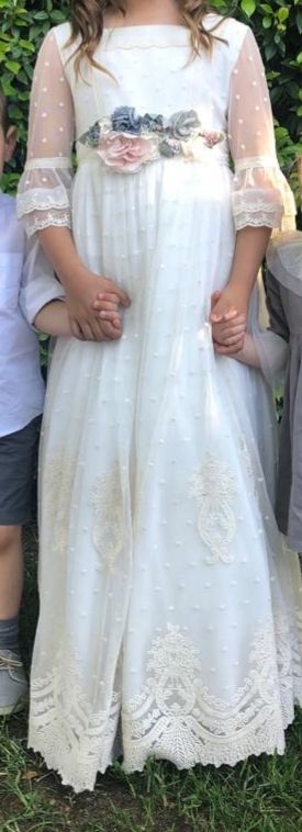 Vestido Comunion, boho chic