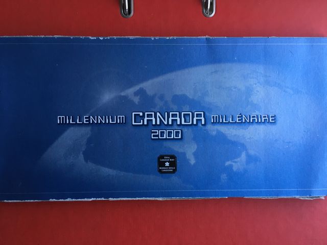 13 monedas de CANADA del Milenio