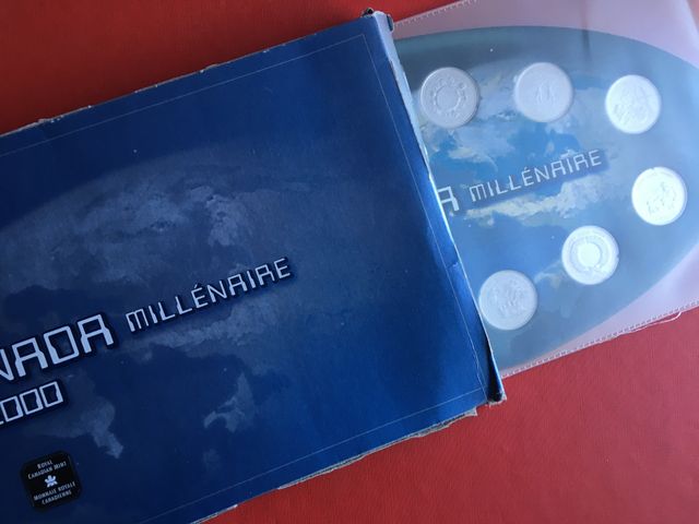 13 monedas de CANADA del Milenio