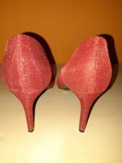 Zapatos rojo de tacón  41