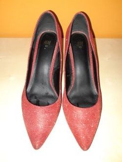 Zapatos rojo de tacón  41