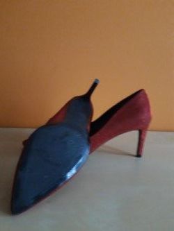 Zapatos rojo de tacón  41