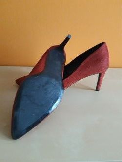Zapatos rojo de tacón  41
