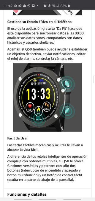 holyhigh smartwatch q58