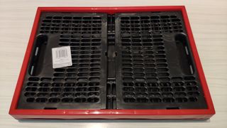 pl/ástico Negro//Rojo Allibert 229890/ / Caja Plegable 47,5/ x 35/ x 5,6/ cm