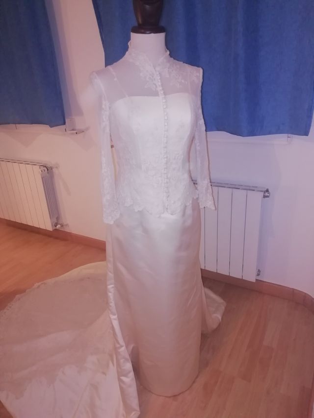 traje de novia T44 super chollo