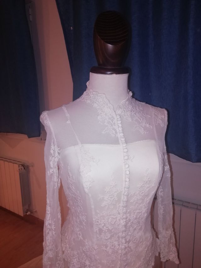 traje de novia T44 super chollo