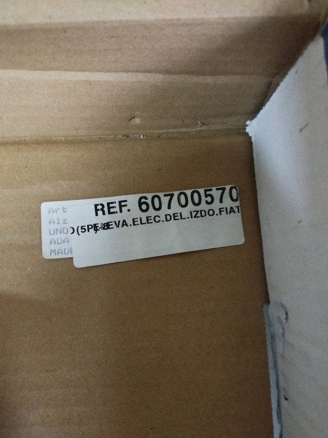 Elevalunas electrico izq Fiat Uno 3 Puertas