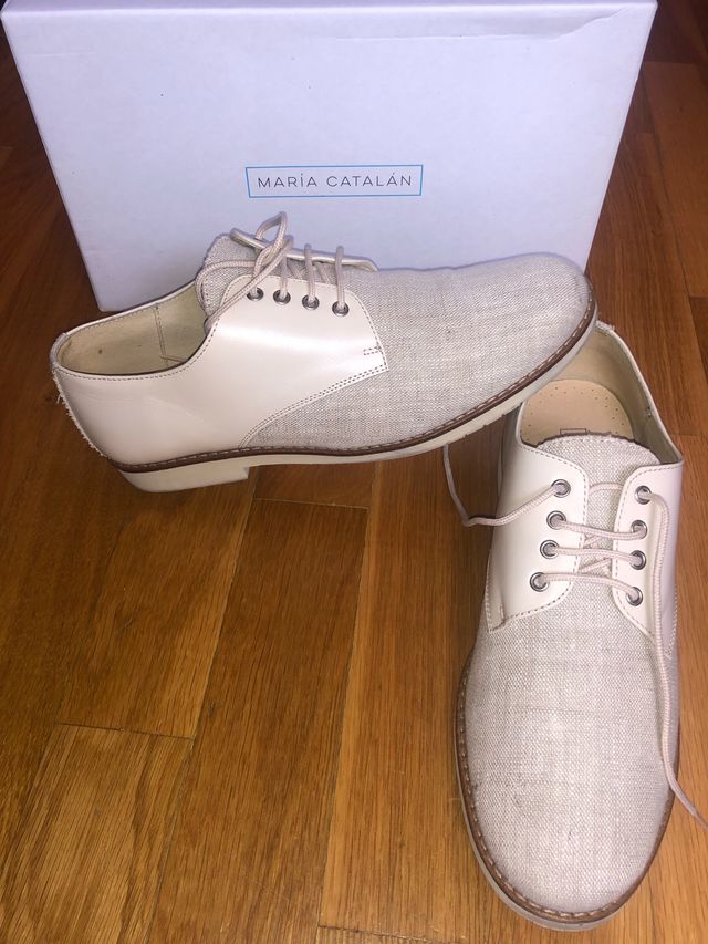 TRAJE COMUNIÓN GRIS + regalo ZAPATOS a juego