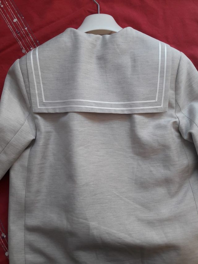 TRAJE COMUNIÓN GRIS + regalo ZAPATOS a juego