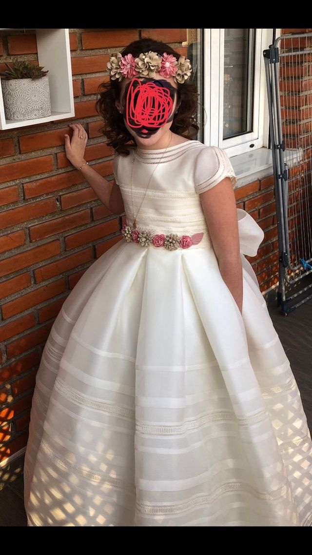 Traje de comunion nia