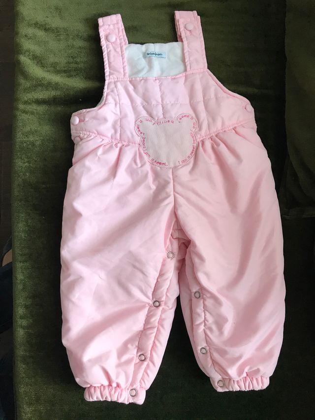 Peto y Abrigo plumífero Rosa corte inglés