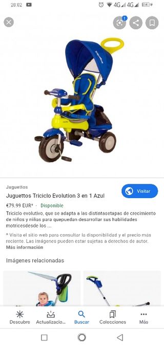 triciclo evolution juguettos