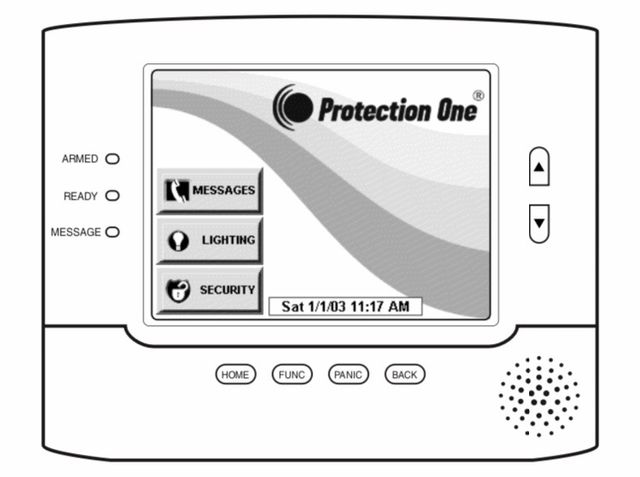 Teclado honeywell 6270 táctil