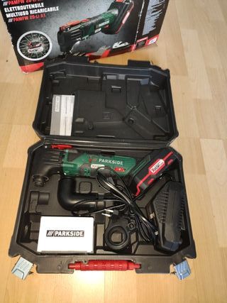 Herramienta multifuncional recargable parkside de segunda mano por 60 EUR  en Madrid en WALLAPOP