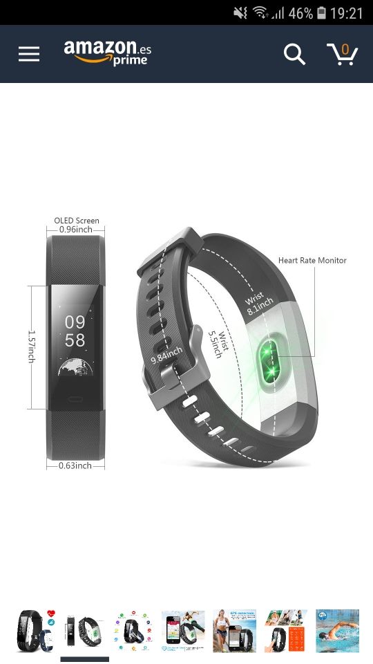 Pulsera de actividad Banlvs Reloj deportivo