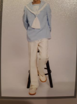 Traje comunión marinero lino talla 9 de segunda mano por 90 EUR en  Alcobendas en WALLAPOP