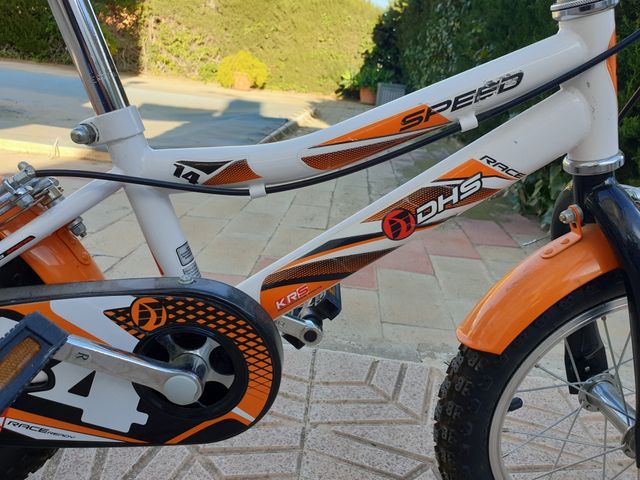 Bicicleta infantil 14" DHS Race