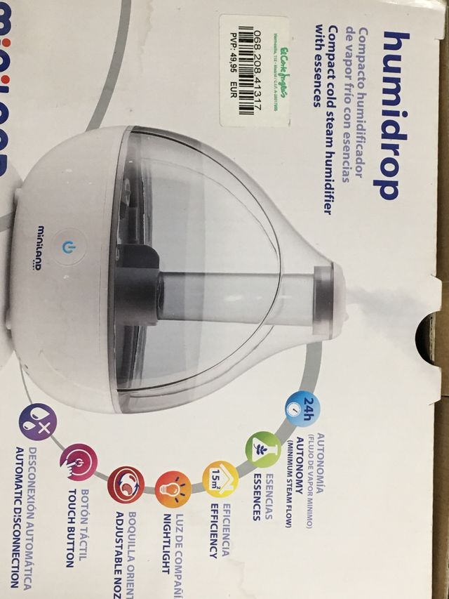 Humidificador de vapor frío con esencias