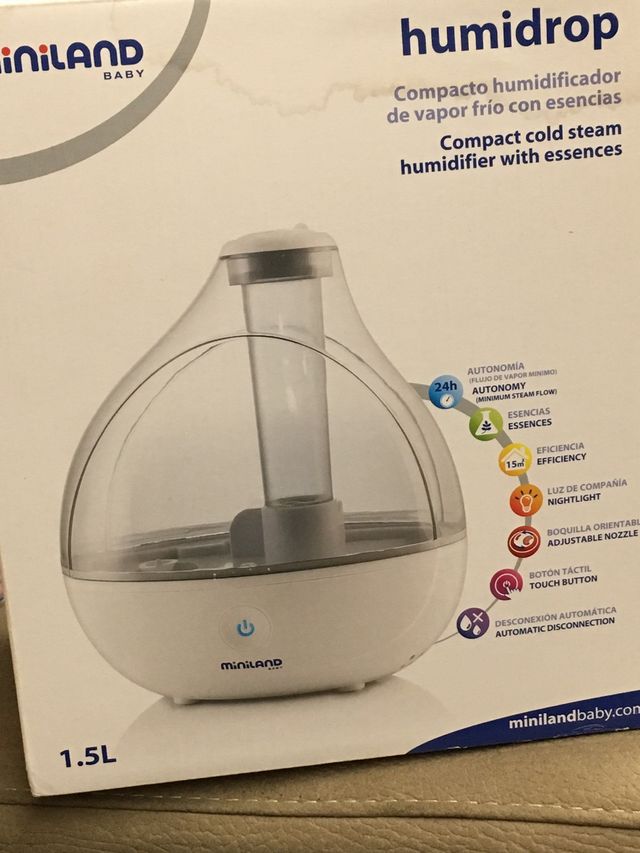 Humidificador de vapor frío con esencias