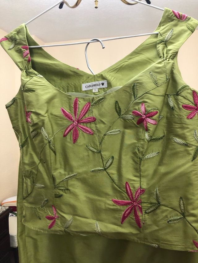 Vestido tres piezas Caramelo talla 38/40