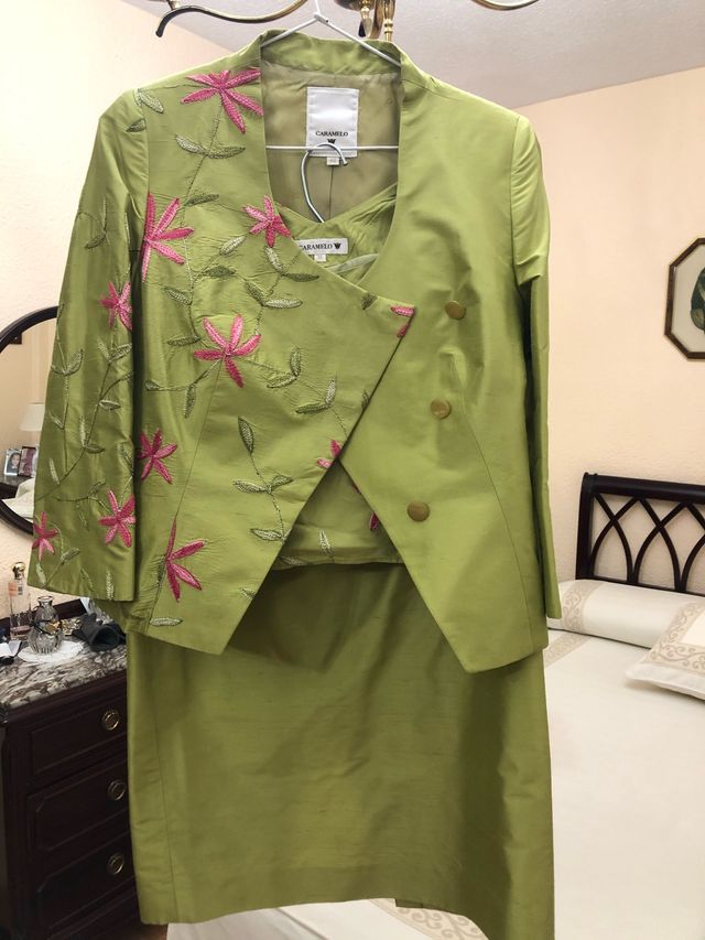 Vestido tres piezas Caramelo talla 38/40