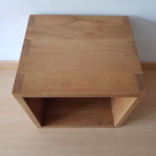 Cubo madera maciza roble de segunda mano por 55 € en Montgat en WALLAPOP