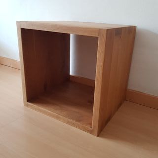 Cubo madera maciza roble de segunda mano por 55 € en Montgat en WALLAPOP