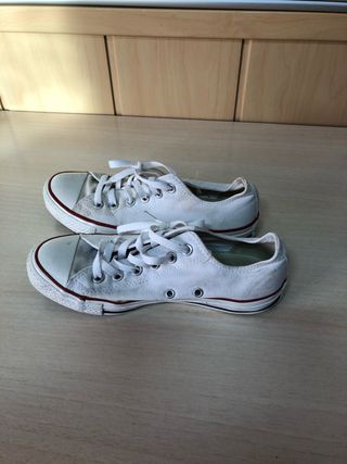 converse blancas talla 38