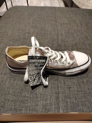 converse plataforma metalizadas