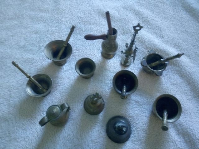 coleccion pequeños morteros. todos 20€